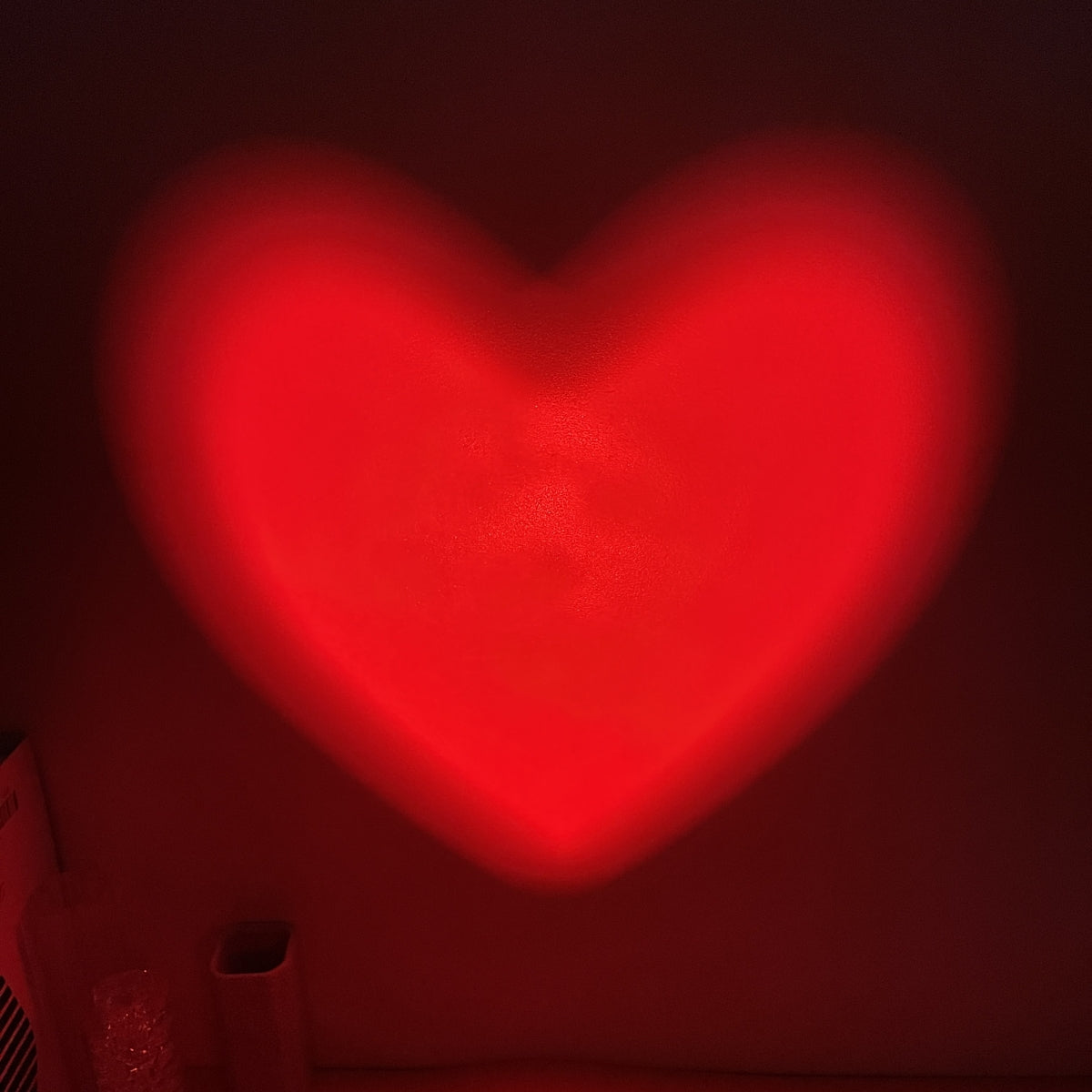 Red Heart Projection Mood Light, Party Atmosphere, Mood Lighting, Contemporary Light, Stylish Decor, Compact Design, Durable Material, Tabletop Light, Projection Lamp, Home Decorators, Cozy Ambiance