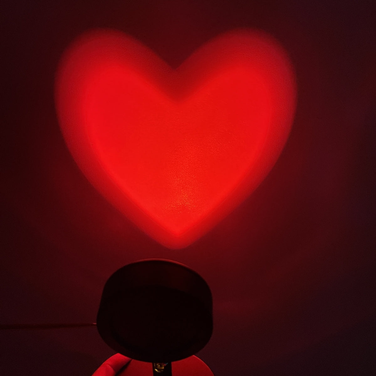 Red Heart Projection Mood Light, Party Atmosphere, Mood Lighting, Contemporary Light, Stylish Decor, Compact Design, Durable Material, Tabletop Light, Projection Lamp, Home Decorators, Cozy Ambiance